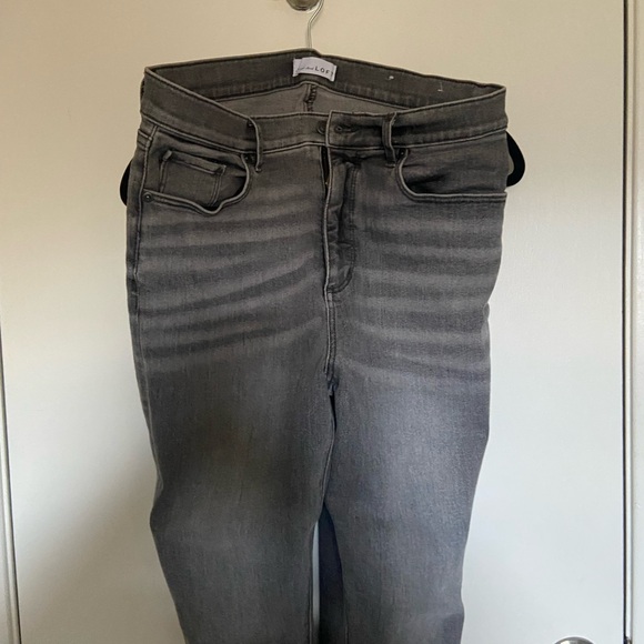Loft grey jeans only worn once. Too long for me. - Picture 1 of 3